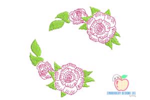 Red Rose for Valentine Day Quick Stitch