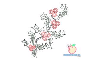 Christmas Tree Design  Bean Stitch