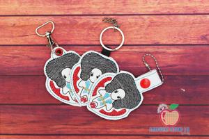 Lady ITH Key Fob Pattern