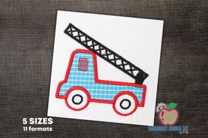 Applique Design of Fire Truck