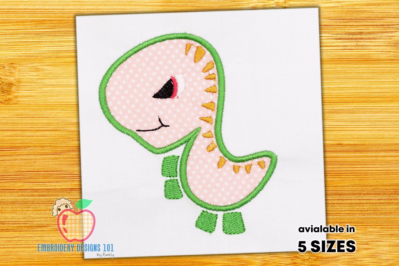 Dino Rex Applique Design