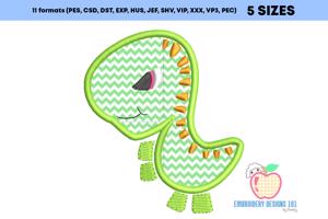 Dino Rex Applique Design