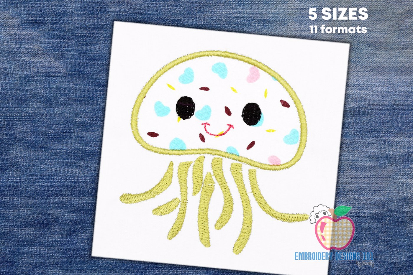 Jellyfish Applique For Kids