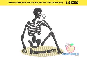 Human Skeleton Quick Stitch