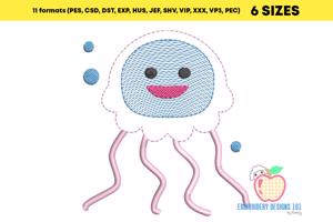 Cute Jellyfish Quick Stitch