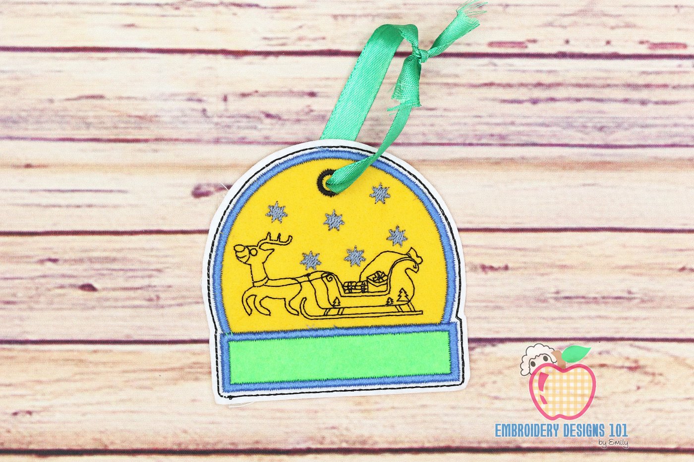 Christmas Sleigh ITH Ornament