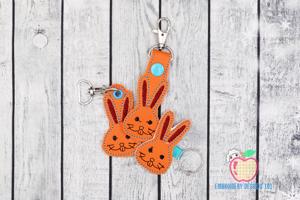 Long Ear Bunny Keyfob Keychain ITH