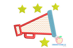 Megaphone Applique Design