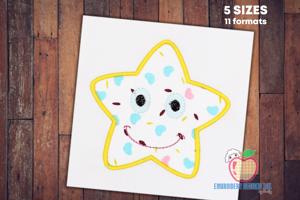 Adorable Angel Star Machine Applique