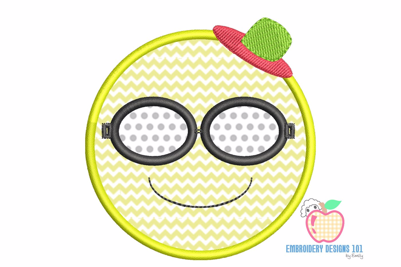 Sunglasses Emoji Applique