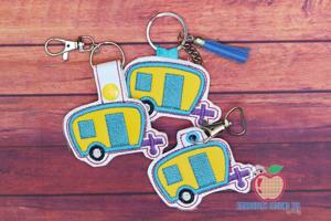 Camper Van ITH Snaptab Keyfob Design