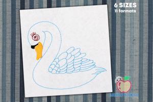 Beautiful Swan Quick Stitch