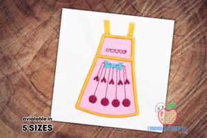 Kitchen Apron Applique Pattern