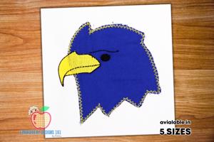 Head Of The Bald Eagle Embroidery Design