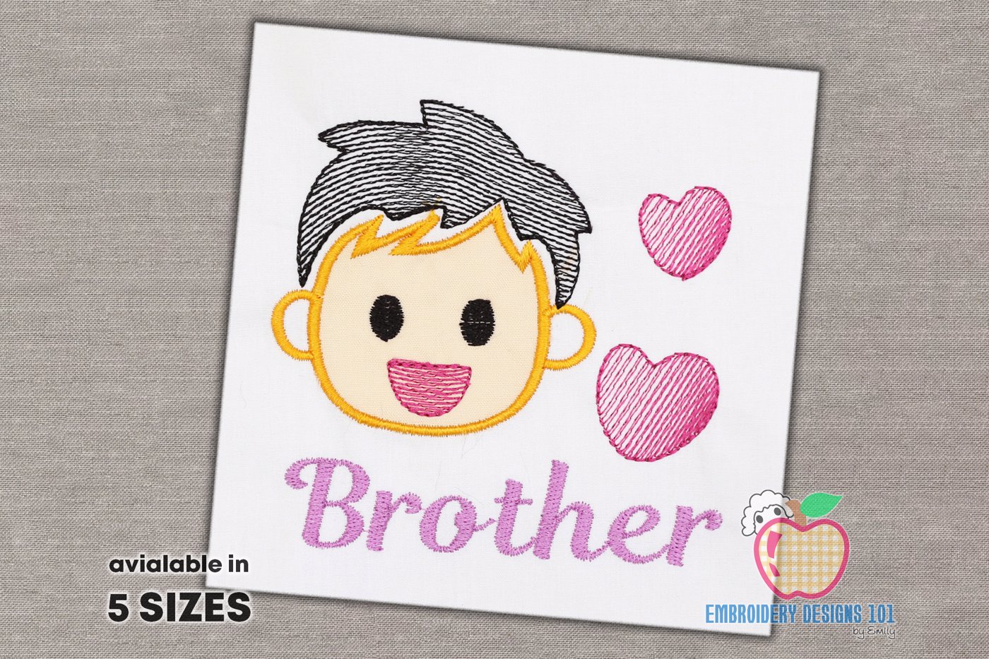 Big Brother Applique Pattern