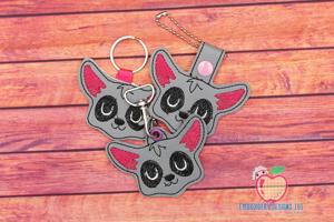 Baby Animal Face Keyfob Keychain ITH