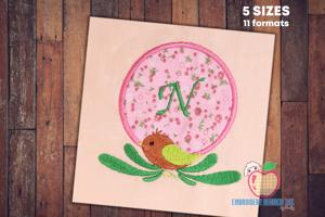 Bird Applique Frame