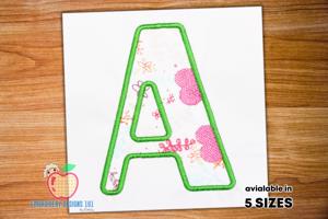 Applique Love Letter A 