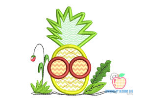 Pineapple Wearing Sunglasses