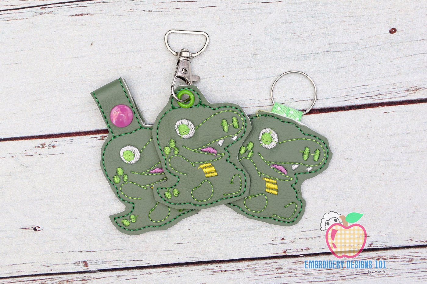 Baby Dragon ITH Key Fob Pattern