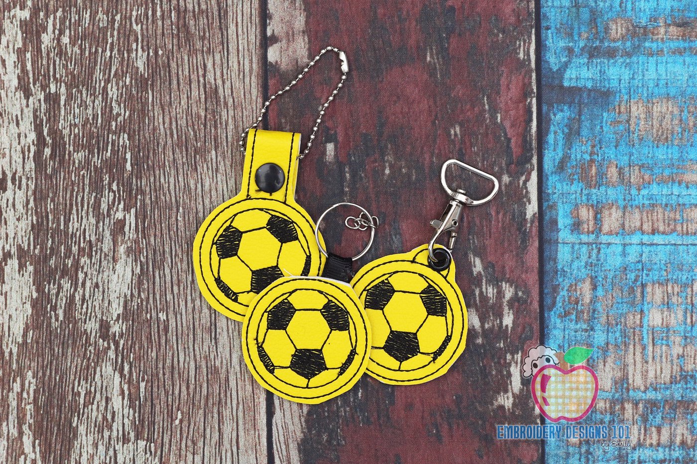 Football ITH Keyfob Design