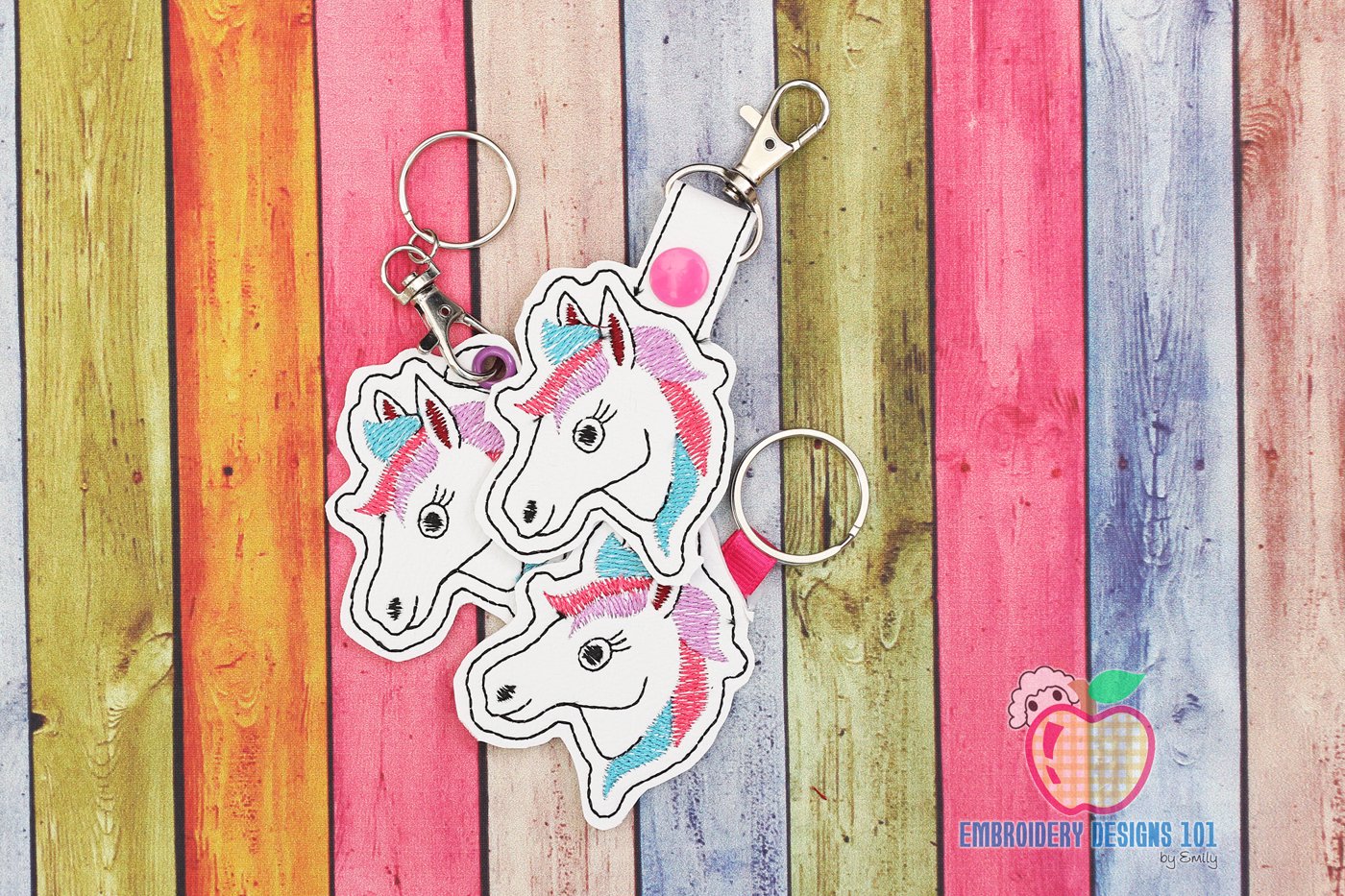 Horse Head Keyfob Keychain ITH