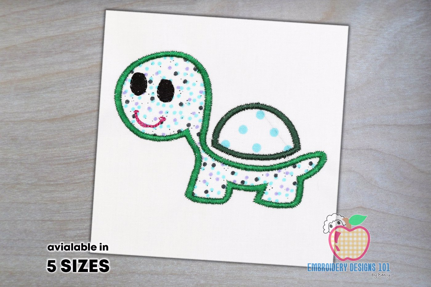 Cute Turtle Applique