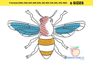 Flying Honeybee Quick Stitch