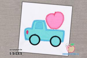 Truck Heart Applique