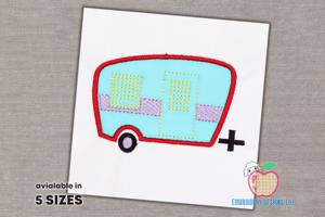 Camper Embroidery Applique Designs