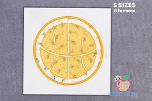 Basketball Design Embroidery Applique Designs