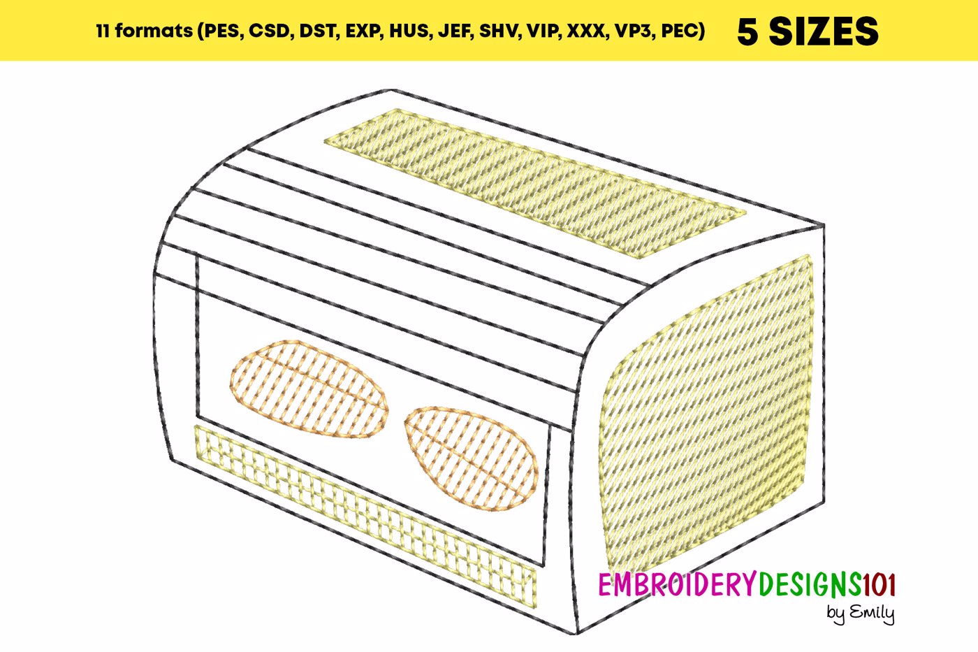 Breadbox with Bread