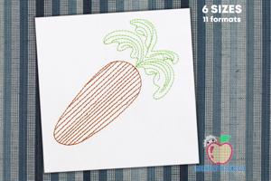 Fresh Carrot Line Art