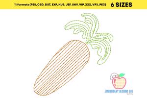 Fresh Carrot Line Art