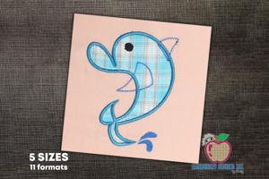 Jumping Dolphin Applique For Kids