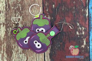 Mangosteen In The Hoop Keyfob