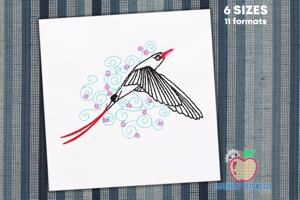 Red Tailed Tropicbird Quick Stitch