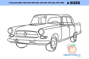 A Old Car Borgward Bean Stitch