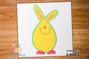 Easter Bunny embroidery applique designs