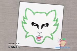 Scary Cat Applique Design