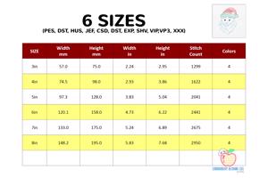 christmas santa claus Bean Stitch