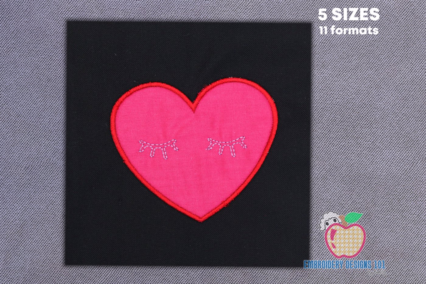 Valentine Heart Applique