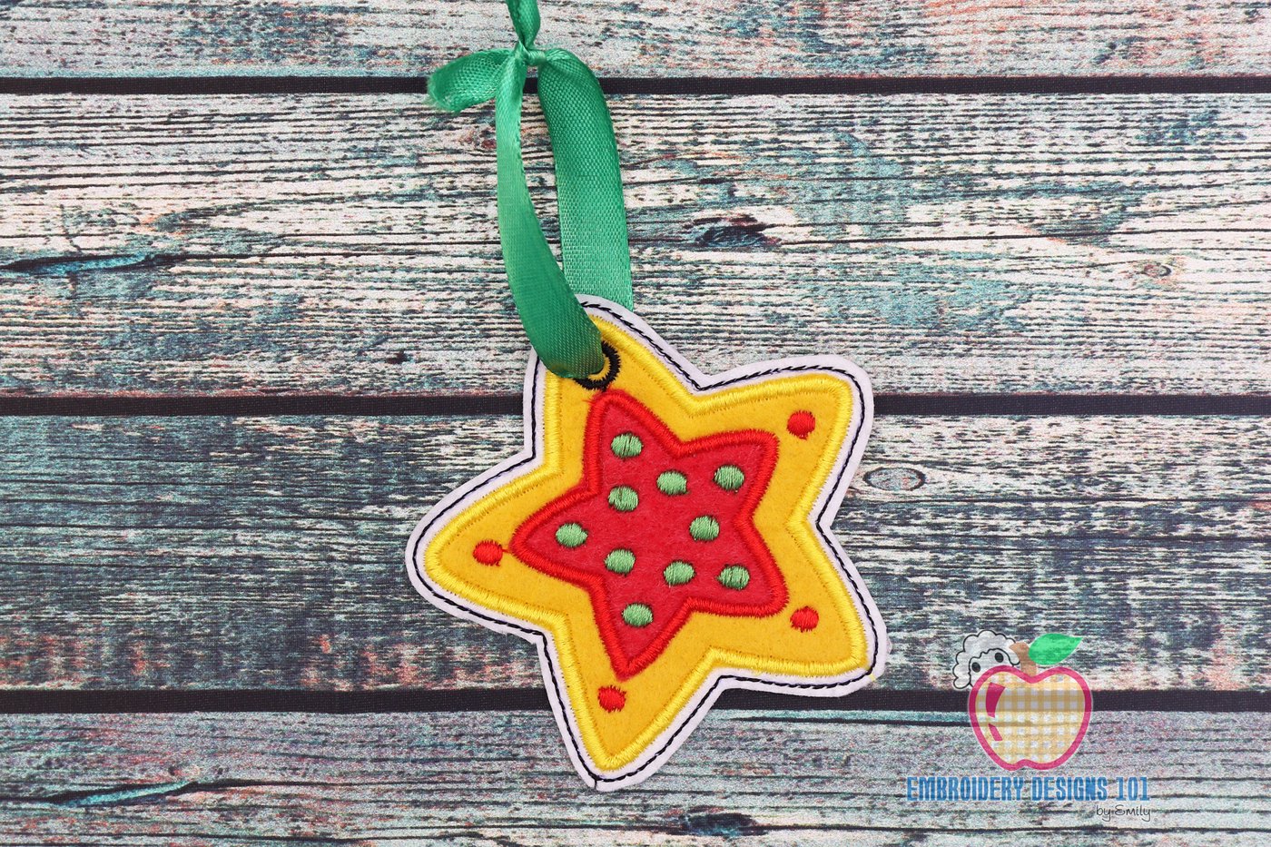 Delicious Star Cake ITH Ornament