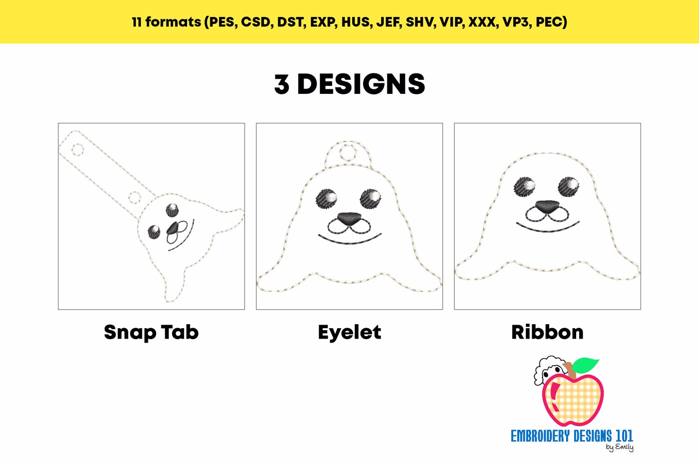 Harp Seal ITH Keyfob Design