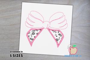 Mini Bow Embroidery Design