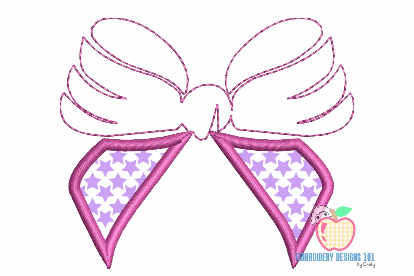 Mini Bow Embroidery Design