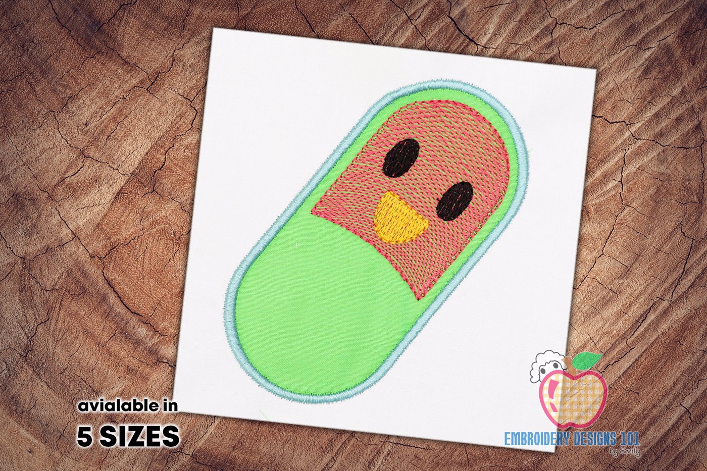 Medicine Pills Applique Design