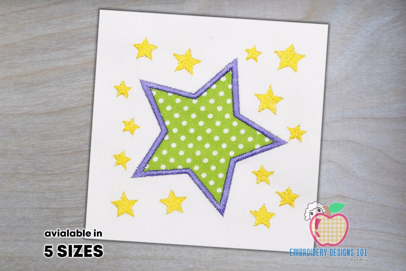 Star Design Applique