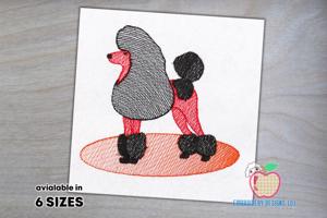 Poodle Dog Quick Stitch