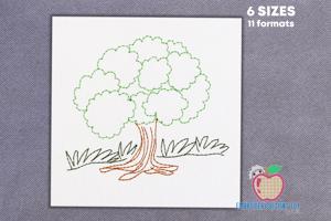 Big Tree in the field Quick Design